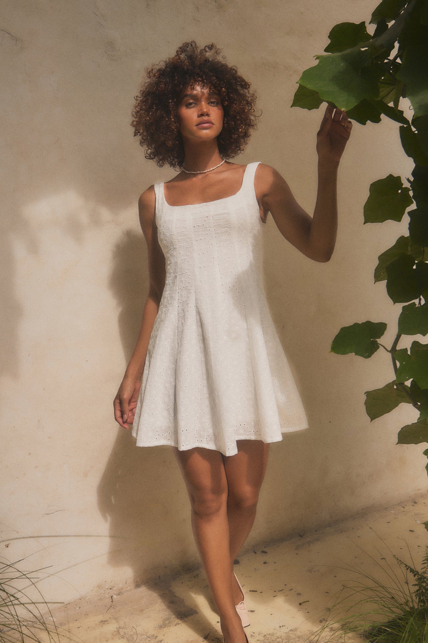 MALENA EYELET DRESS