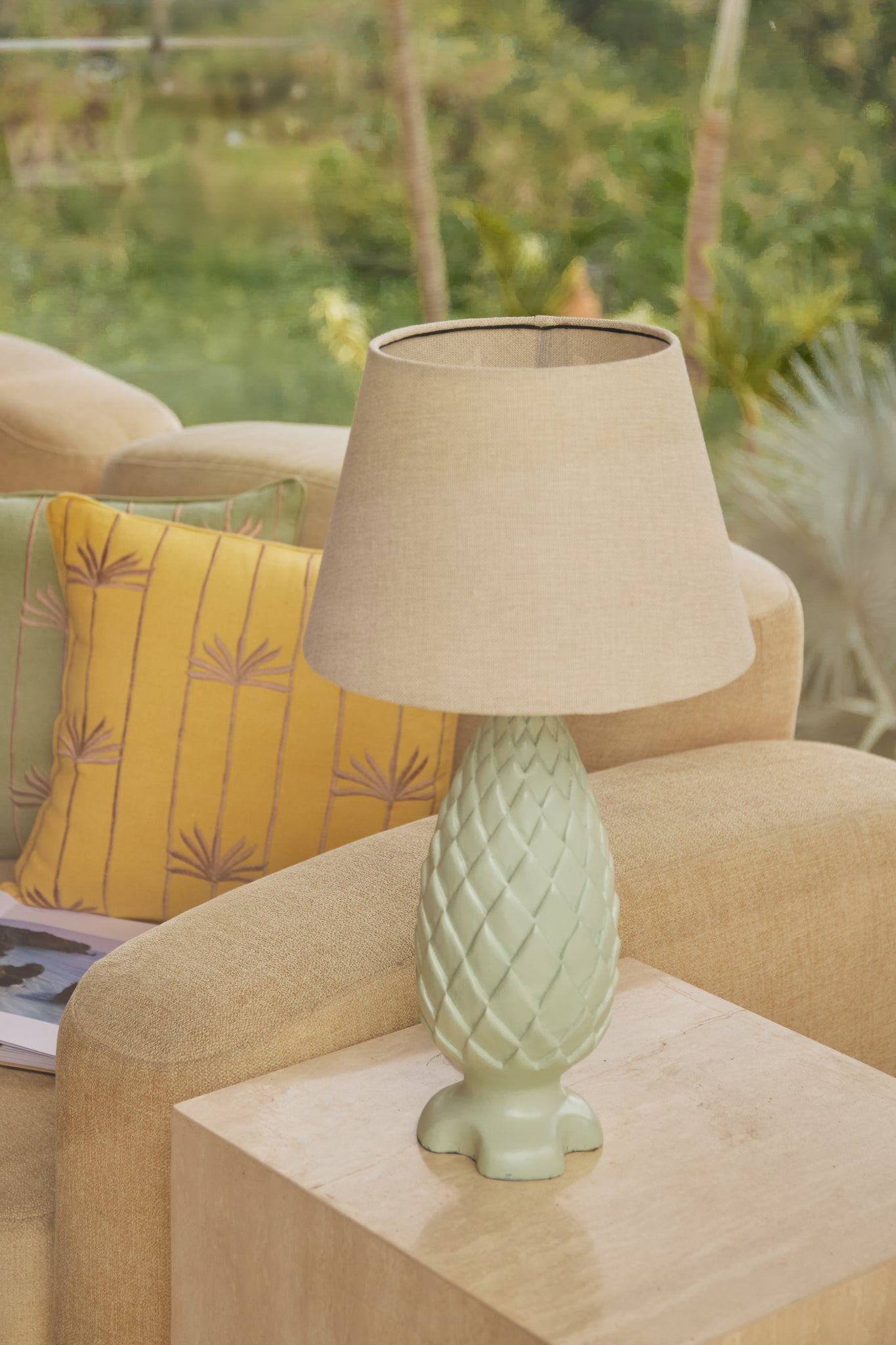 AWAPUHI LAMP IN PISTACHIO